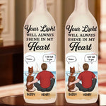 The Love You Gave Me Will Never Fade - Memorial Personalized Custom Bottle Lamp - Sympathy Gift For Pet Owners, Pet Lovers