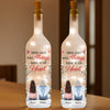 The Glow Of Your Soul Will Forever Brighten My Path - Memorial Personalized Custom Bottle Lamp - Sympathy Gift For Family Members