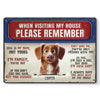 My Dog Makes This House A Home - Dog Personalized Custom 3D Inflated Effect Printed Home Decor Metal Sign - House Warming Gift For Pet Owners, Pet Lovers