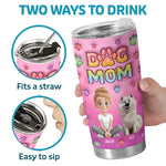 Happiness Is A Wet Nose And A Wagging Tail - Dog & Cat Personalized Custom 3D Inflated Effect Printed Tumbler - Gift For Pet Owners, Pet Lovers