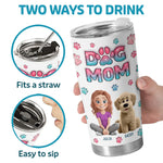 Pets Are Good For The Soul - Dog & Cat Personalized Custom 3D Inflated Effect Printed Tumbler - Gift For Pet Owners, Pet Lovers
