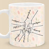 A Sweet Way To Celebrate The Bonds That Hold You Together - Family Personalized Custom Mug - Mother's Day Gift For Mom, Grandma