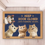 Cats On A Great Escape - Cat Personalized Custom Home Decor Decorative Mat - House Warming Gift For Pet Owners, Pet Lovers