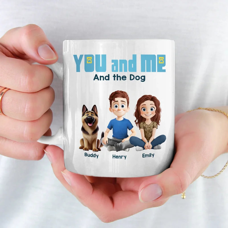 Let Me Introduce My Lovely Family - Dog & Cat Personalized Custom Mug - Gift For Pet Owners, Pet Lovers