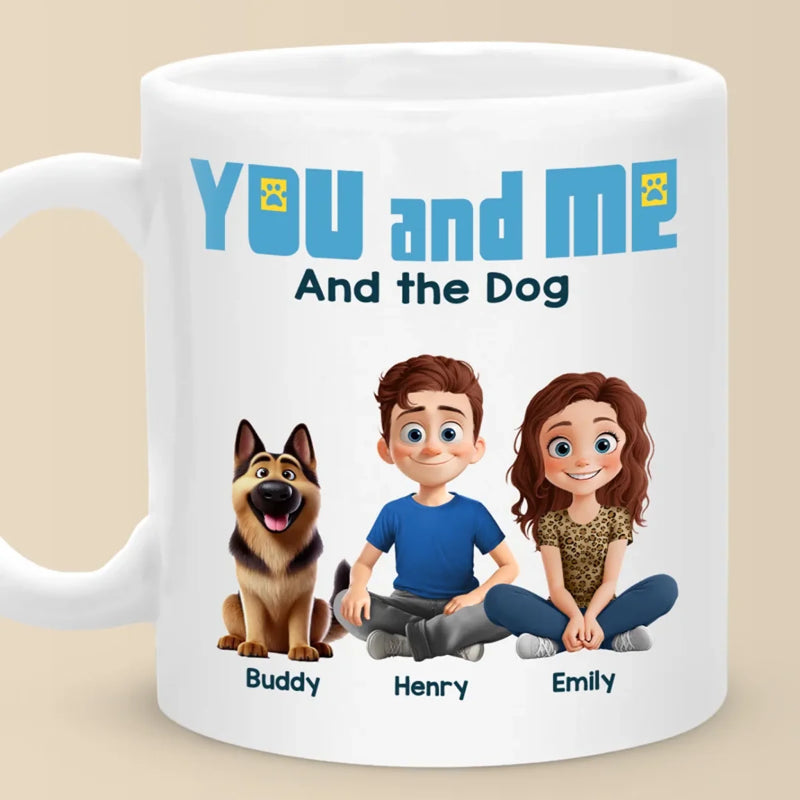 Let Me Introduce My Lovely Family - Dog & Cat Personalized Custom Mug - Gift For Pet Owners, Pet Lovers