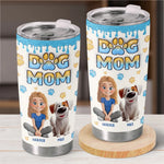 One Heart, Two Tails, Endless Love - Dog & Cat Personalized Custom 3D Inflated Effect Printed Tumbler - Gift For Dog Lovers, Mom