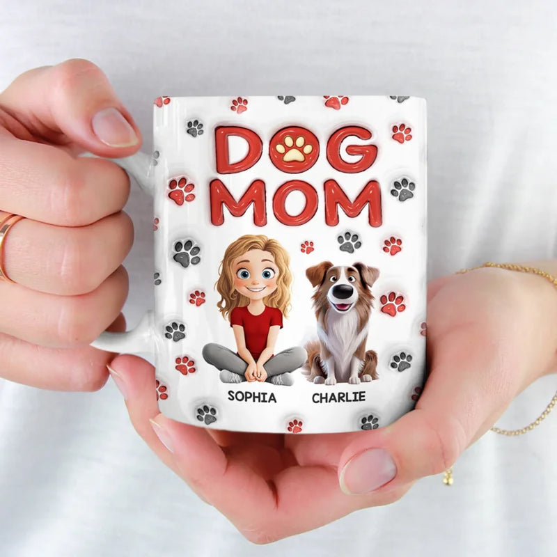 Pets Are The Sunshine On A Cloudy Day - Dog & Cat Personalized Custom 3D Inflated Effect Printed Mug - Gift For Pet Owners, Pet Lovers