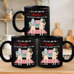 Together Forever - Couple  Personalized Custom Black Mug - Gift For Husband, Wife, Couple
