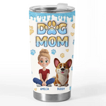 One Heart, Two Tails, Endless Love - Dog & Cat Personalized Custom 3D Inflated Effect Printed Tumbler - Gift For Dog Lovers, Mom