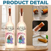 Life Is Sweeter With A Daughter - Family Personalized Custom Bottle Lamp - Gift For Mom, Daughter