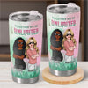 To The Moon And Beyond, Bestie - Bestie Personalized Custom Tumbler - Gift For Best Friends, BFF, Sisters