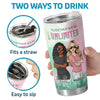 To The Moon And Beyond, Bestie - Bestie Personalized Custom Tumbler - Gift For Best Friends, BFF, Sisters