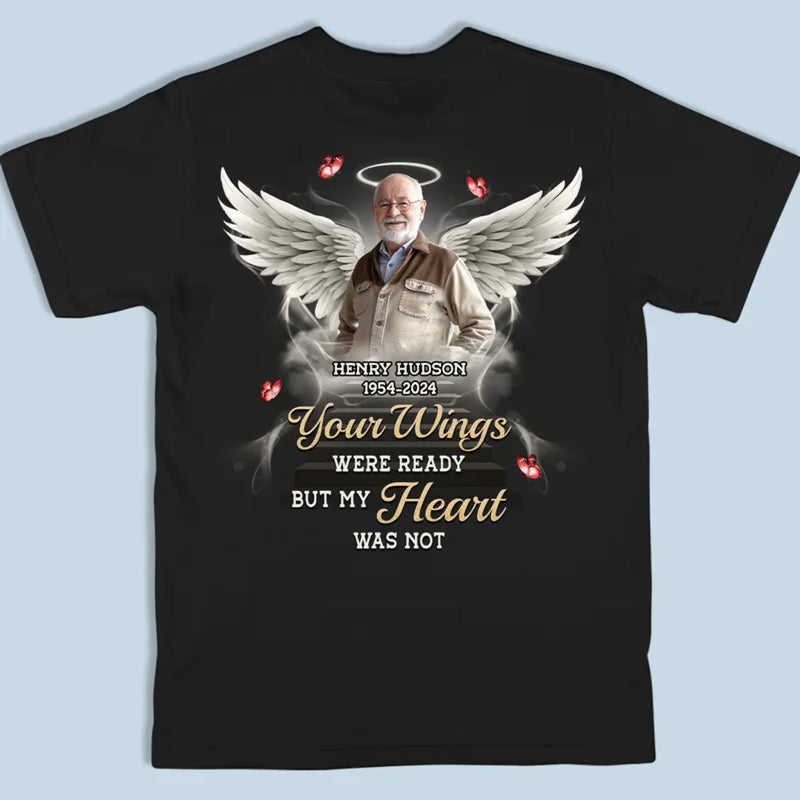 Custom Photo The Song Is Ended, But The Melody Lingers On - Memorial Personalized Custom Back Printed Unisex T-shirt, Hoodie, Sweatshirt - Sympathy Gift For Family