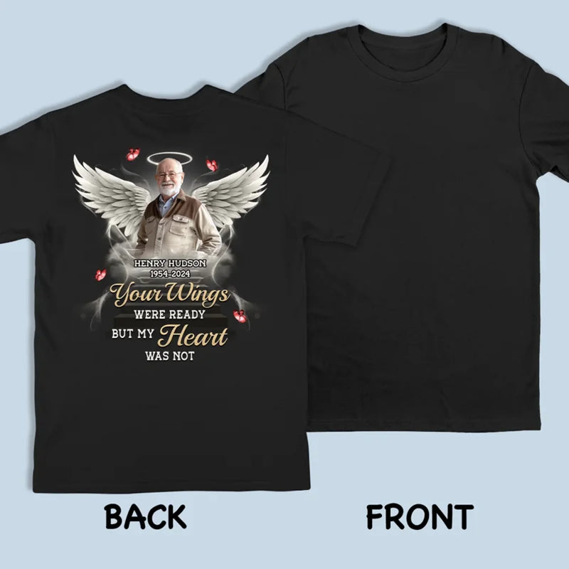Custom Photo The Song Is Ended, But The Melody Lingers On - Memorial Personalized Custom Back Printed Unisex T-shirt, Hoodie, Sweatshirt - Sympathy Gift For Family