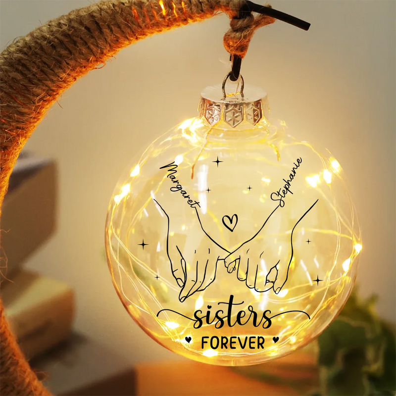 Because Every Friendship Needs A Little Magic - Bestie Personalized Custom Moon Lamp Light - Gift For Best Friends, BFF, Sisters