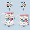 Forever Connected, Always Loved - Family Personalized Custom 3D Inflated Effect Printed Mug - Gift For Mom, Daughter