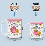 Infinite Love, Unbreakable Bond - Family Personalized Custom 3D Inflated Effect Printed Mug - Gift For Mom, Daughter