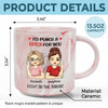 I’d Do Anything For You - Bestie Personalized Custom Marble Mug - Gift For Best Friends, BFF, Sisters
