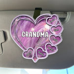My Kids, My Forever Love - Family Personalized Custom Car Visor Clip - Gift For Mom, Grandma