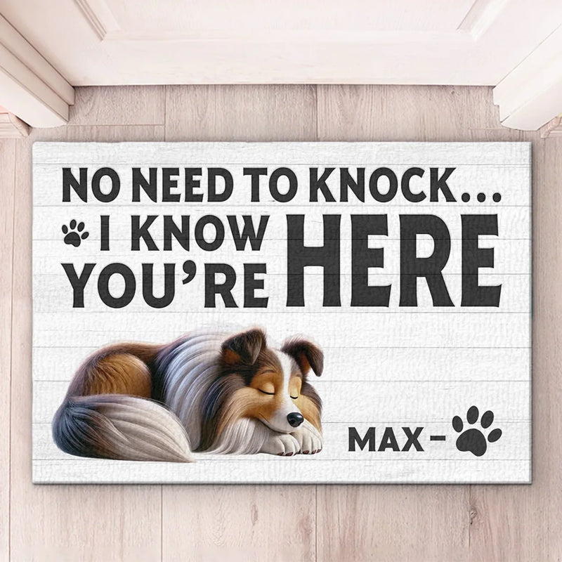 Home Is Where The Paws Are - Dog Personalized Custom Home Decor Decorative Mat - House Warming Gift For Pet Owners, Pet Lovers