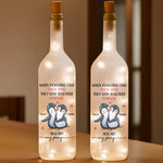 A Sweet Way To Celebrate The Path That Brought You Together - Couple Personalized Custom Bottle Lamp - Gift For Husband Wife, Anniversary