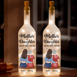 Together, We Make The Best Team - Family Personalized Custom Bottle Lamp - Gift For Mom, Daughter