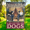 Camping Is Better With A Wagging Tail - Dog Personalized Custom Flag - Gift For Husband Wife, Pet Owners, Pet Lovers