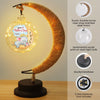 Our First Gift, Our Forever Love - Family Personalized Custom Moon Lamp Light - Mother's Day, Baby Shower Gift, Gift For First Mom