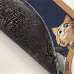 Please Close The Door, The Cat Has Plans - Cat Personalized Custom Home Decor Decorative Mat - House Warming Gift For Pet Owners, Pet Lovers