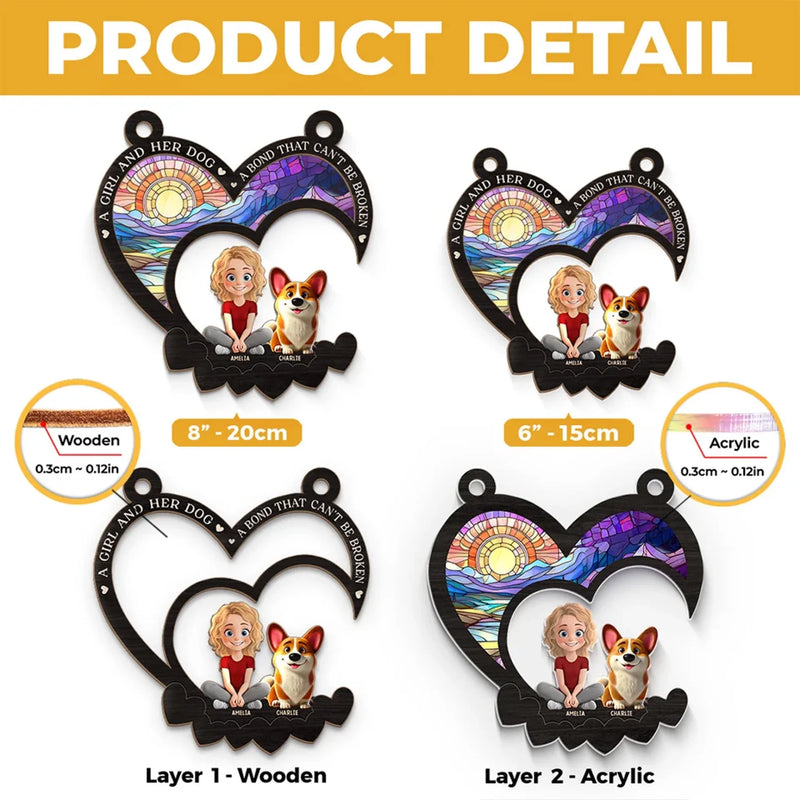 Life’s Too Short To Not Have A Pet - Dog Personalized Window Hanging Suncatcher - Gift For Pet Owners, Pet Lovers