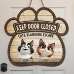 Freedom Is Just A Leap Away - Cat Personalized Custom Home Decor Wood Sign - House Warming Gift For Pet Owners, Pet Lovers