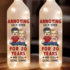 Grow Old With Me, The Best Is Yet To Be - Couple Personalized Custom Bottle Lamp - Gift For Husband Wife, Anniversary
