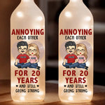 Grow Old With Me, The Best Is Yet To Be - Couple Personalized Custom Bottle Lamp - Gift For Husband Wife, Anniversary