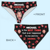 Custom Photo Only You Make My World Complete - Couple Personalized Women Briefs - Gift For Husband Wife, Anniversary