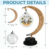 Two Souls, One Love, Forever Intertwined - Couple Personalized Custom Moon Lamp Light - Gift For Husband Wife, Anniversary