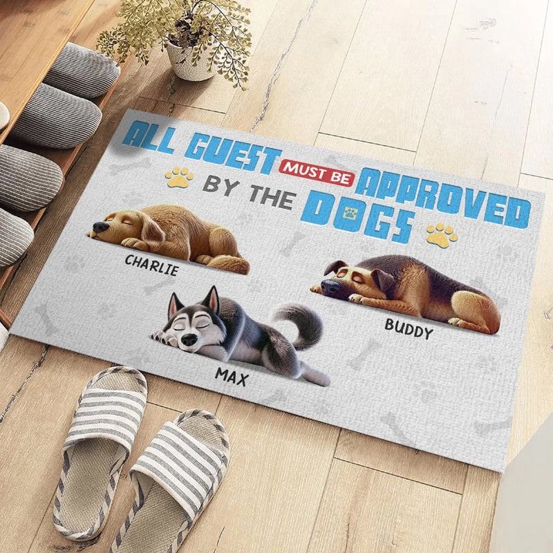 Tail Wags Speak Louder Than Words - Dog Personalized Custom Home Decor Decorative Mat - House Warming Gift For Pet Owners, Pet Lovers