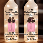Whisper To The Storm - Family Personalized Custom Bottle Lamp - Gift For Mom, Daughter