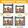 Less Stress When I'm With You - Dog & Cat Personalized Window Hanging Suncatcher - Gift For Pet Owners, Pet Lovers