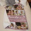 Custom Photo You Are The Heart Of Our Story - Family Personalized Custom Blanket - Gift For Mom, Grandma
