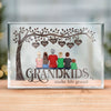 Grandma’s Love Is Forever - Family Personalized Custom Rectangle Shaped Acrylic Plaque - Gift For Mom, Grandma
