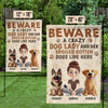 Furry Friends, Endless Love - Dog Personalized Custom Flag - Gift For Pet Owners, Pet Lovers