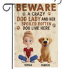 Furry Friends, Endless Love - Dog Personalized Custom Flag - Gift For Pet Owners, Pet Lovers