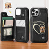 Custom Photo Forever My Companion - Memorial Personalized Custom Leather Flip Wallet Phone Case - Sympathy Gift For Pet Owners, Pet Lovers