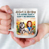 My Best Friend Comes With A Wagging Tail - Dog Personalized Custom Mug - Gift For Pet Owners, Pet Lovers