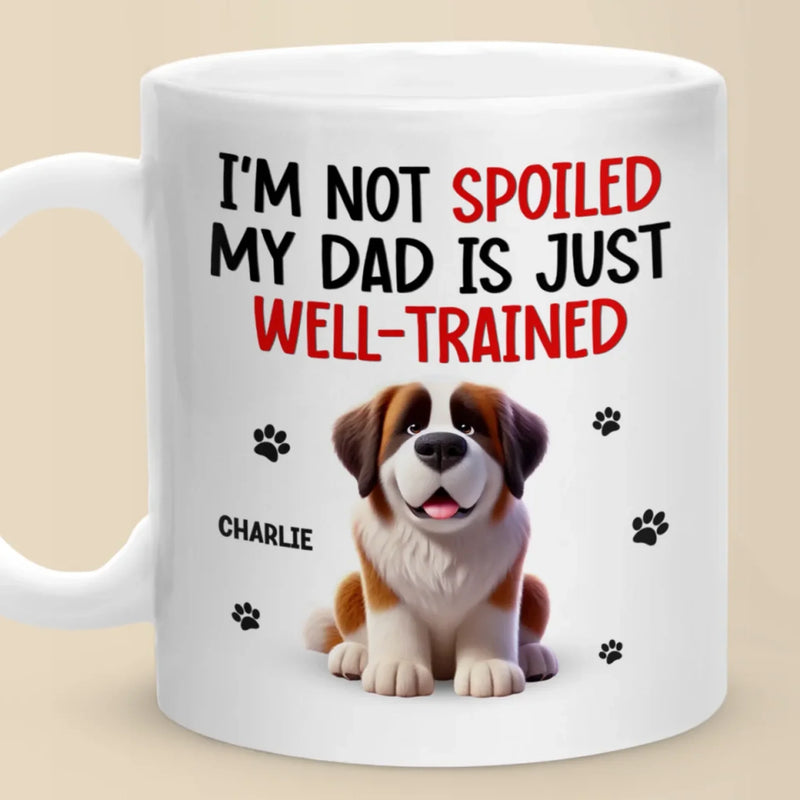 Life’s Ruff, But My Dog Makes It Better - Dog & Cat Personalized Custom Mug - Gift For Pet Owners, Pet Lovers