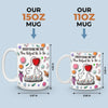 Thanks For Being A Great Mom - Family Personalized Custom 3D Inflated Effect Printed Mug - Gift For Mom, Daughter