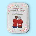 Sometimes You Forget You're Awesome So This Is Your Reminder - Family Personalized Custom Jewelry Box LED Makeup - Gift For Mom, Daughter