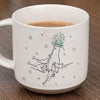 Parfait pour honorer la femme qui fait tout - Tasse en poterie imprimée personnalisée pour la famille - Cadeau pour maman, grand-mère