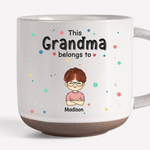 Parce que chaque grand-mère mérite un peu plus d'amour - Tasse en poterie personnalisée imprimée pour la famille - Cadeau pour maman, grand-mère