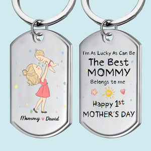 Porte-clés personnalisé pour la famille - Cadeau pour la fête des mères, ...